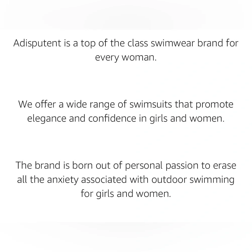 Size Medium Adisputent Bikini Two Piece Swimsuit High Waisted‎ Bandeau Top
